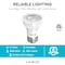 Luxrite PAR16 LED Light Bulbs 5.5W (50W Equivalent) 450LM 3000K Soft White Dimmable E26 Base 6-Pack LR21401-6PK - alternate 7